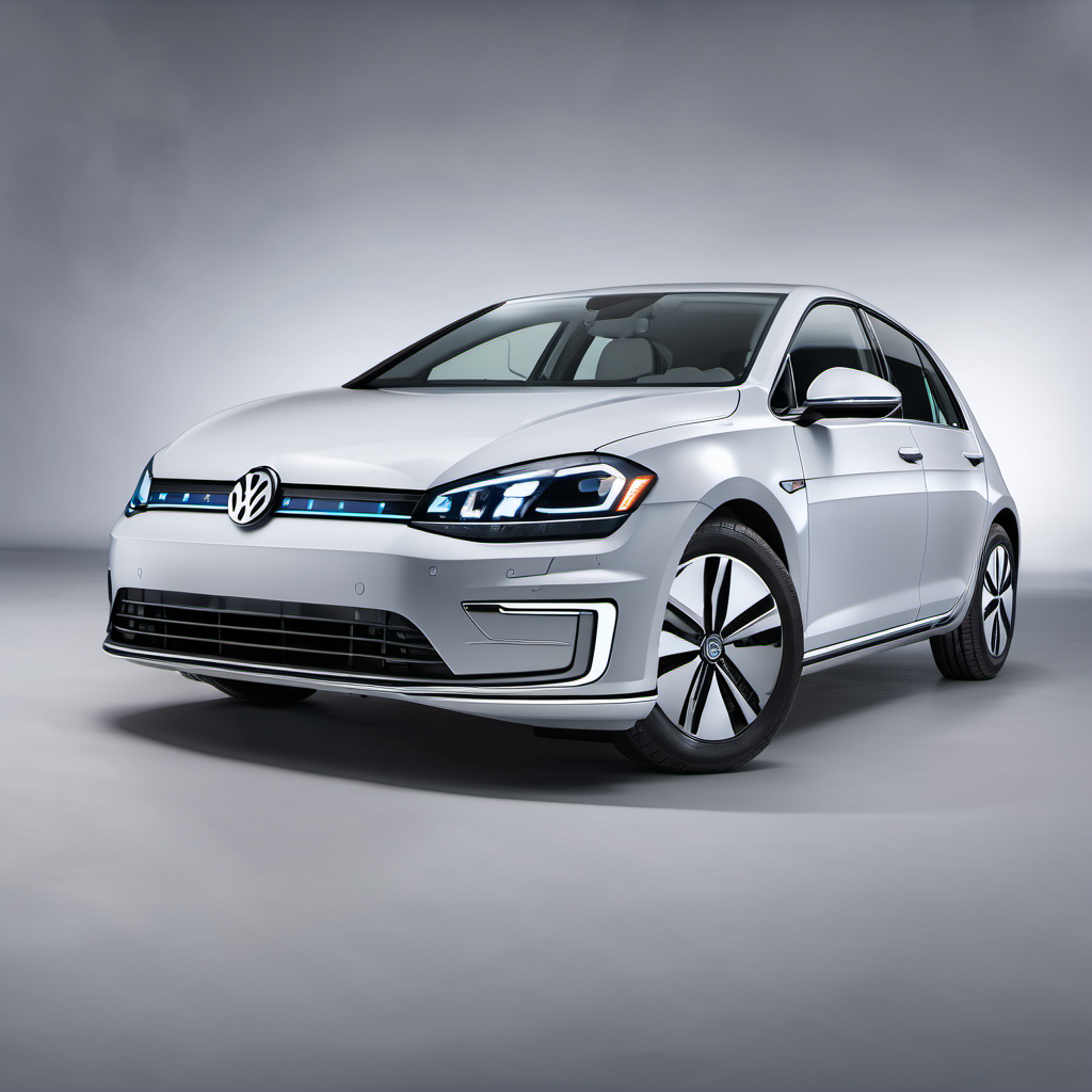 Illustration of a 2018 Volkswagen e-Golf