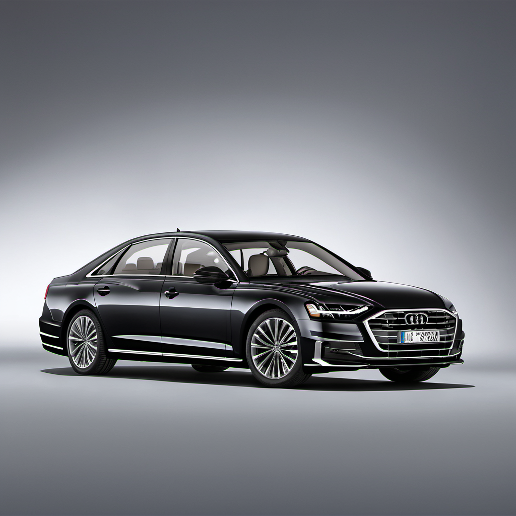 Illustration of a 2019 Audi A8 A8 L
