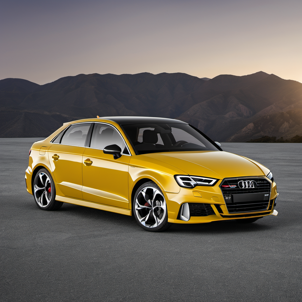 Illustration of a 2019 Audi S3