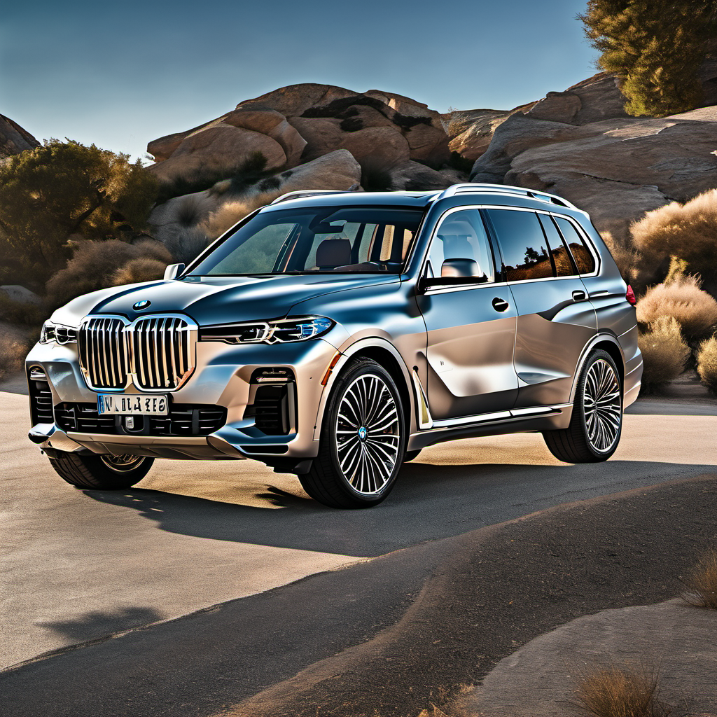 Illustration of a 2019 BMW X7 X7 xDrive40i