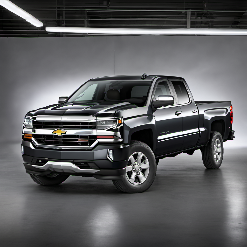 Illustration of a 2019 Chevrolet Silverado 1500 LD Double Cab