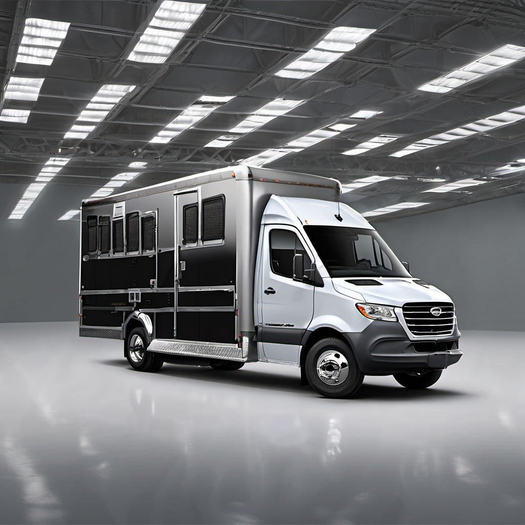 Illustration of a 2019 Freightliner Sprinter 3500 XD Crew