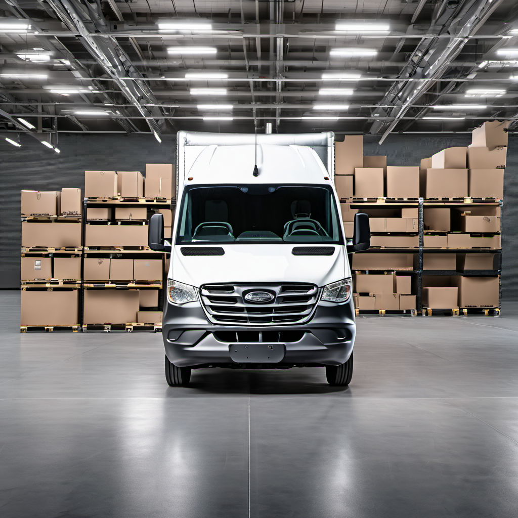 Illustration of a 2019 Freightliner Sprinter 4500 Cargo