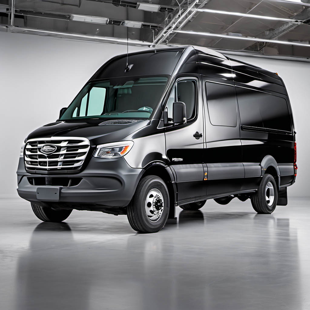 Illustration of a 2019 Freightliner Sprinter 4500 Crew