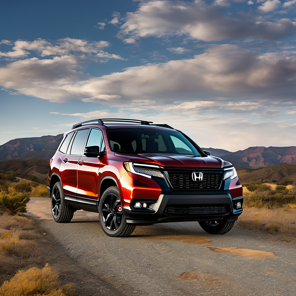 Illustration of a 2019 Honda Passport