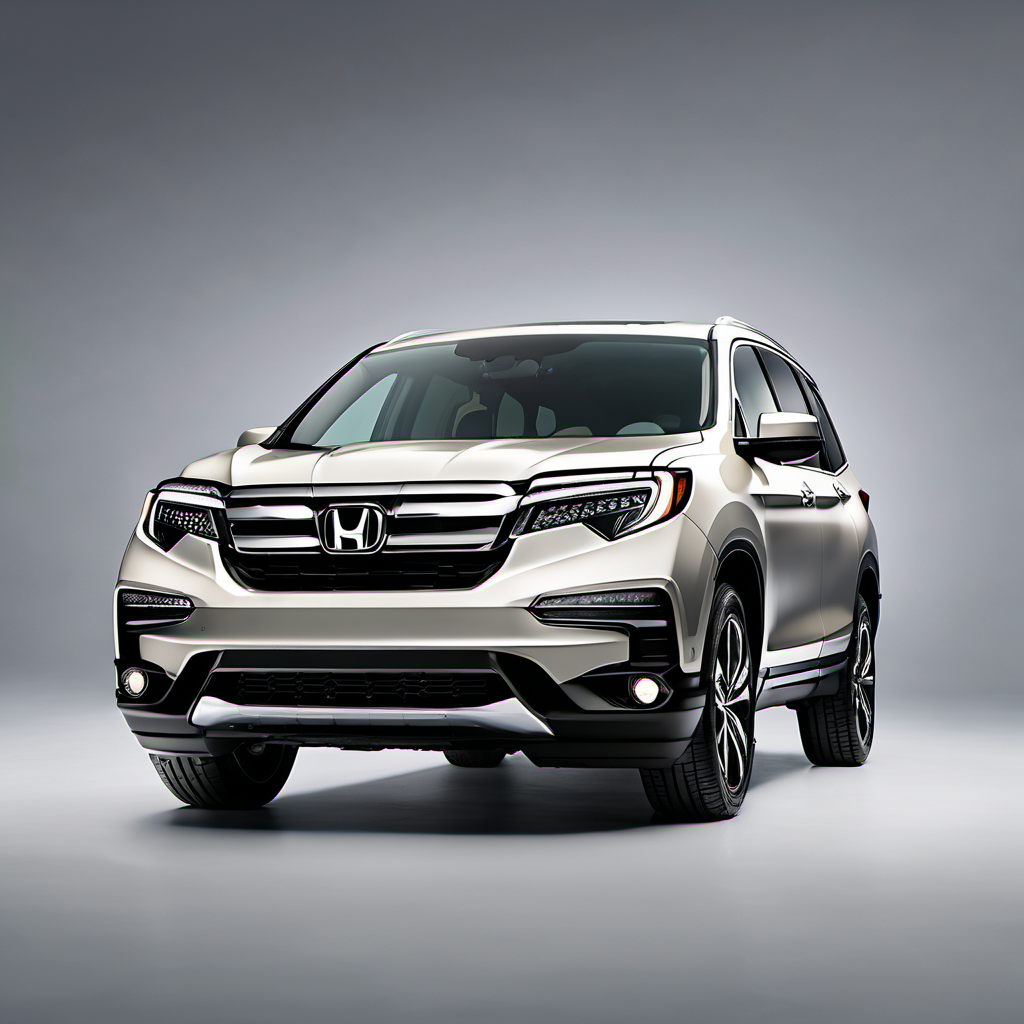 Illustration of a 2019 Honda Pilot