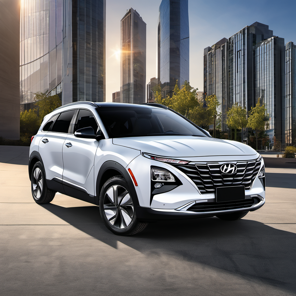 Illustration of a 2019 Hyundai NEXO