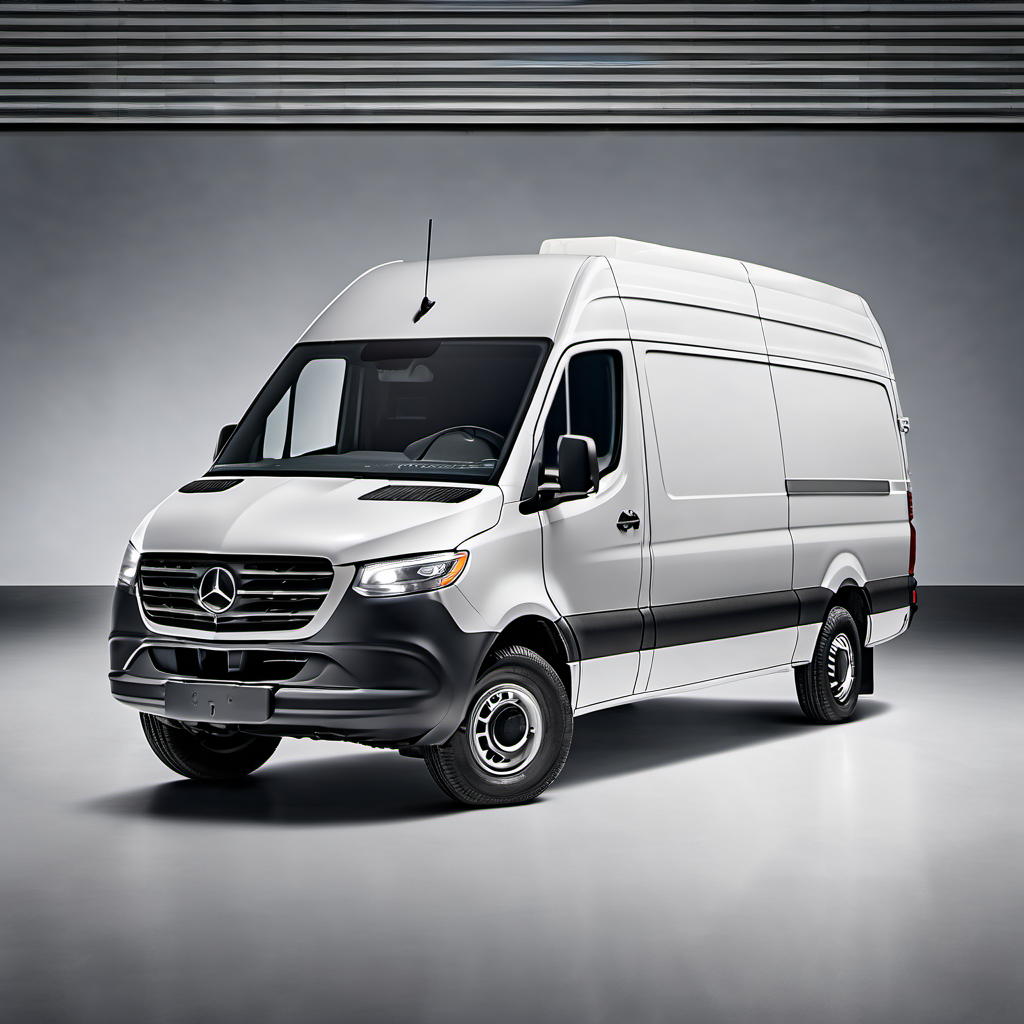 Illustration of a 2019 Mercedes-Benz Sprinter 1500 Cargo