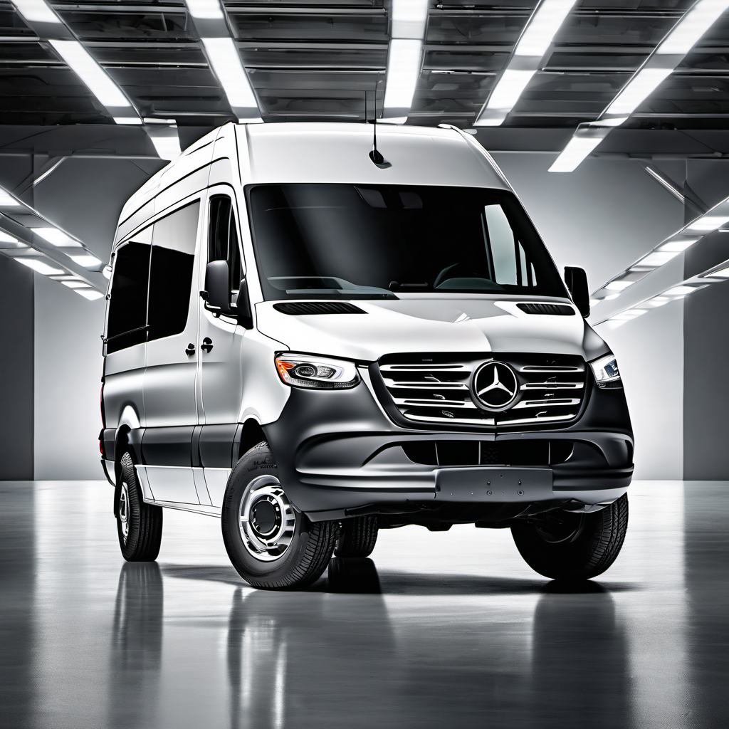 Illustration of a 2019 Mercedes-Benz Sprinter 3500 Crew