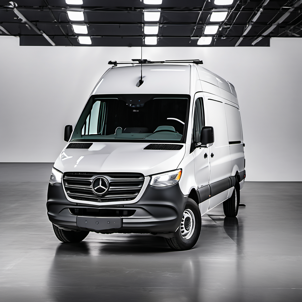 Illustration of a 2019 Mercedes-Benz Sprinter 3500 XD Crew