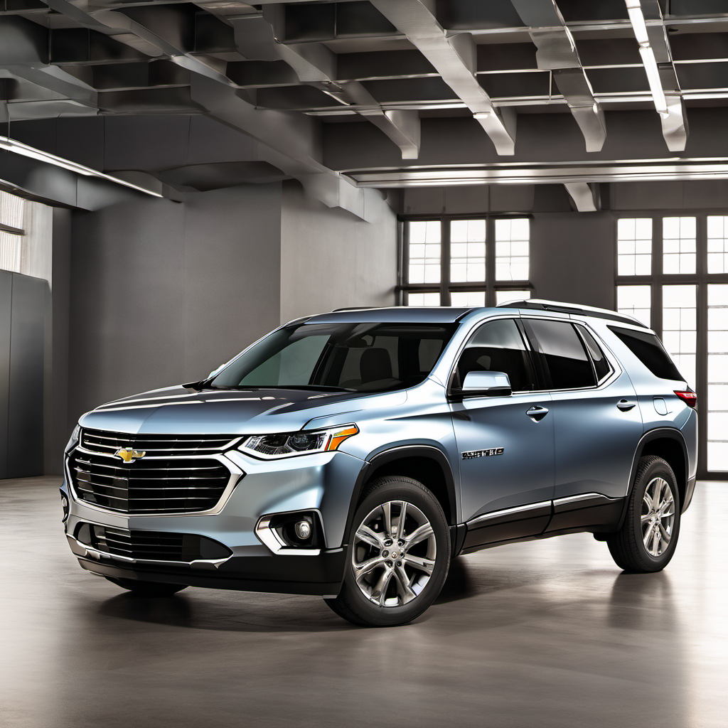 Illustration of a 2020 Chevrolet Traverse