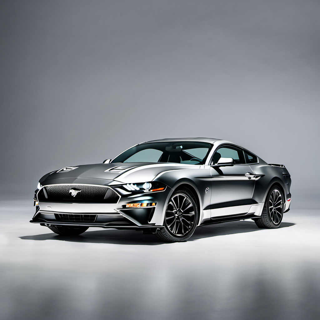 Illustration of a 2020 Ford Mustang Mustang