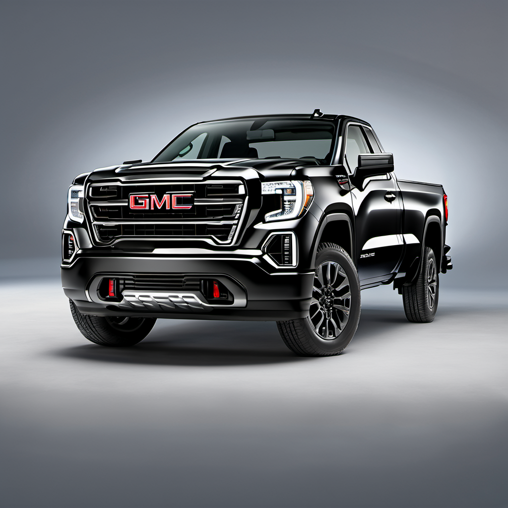 Illustration of a 2020 GMC Sierra 1500 Regular Cab