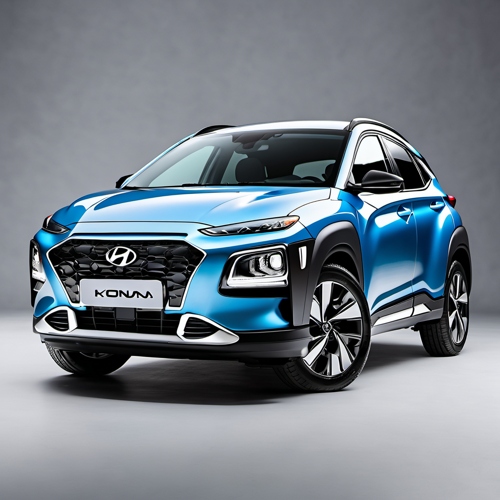 Illustration of a 2020 Hyundai Kona Electric