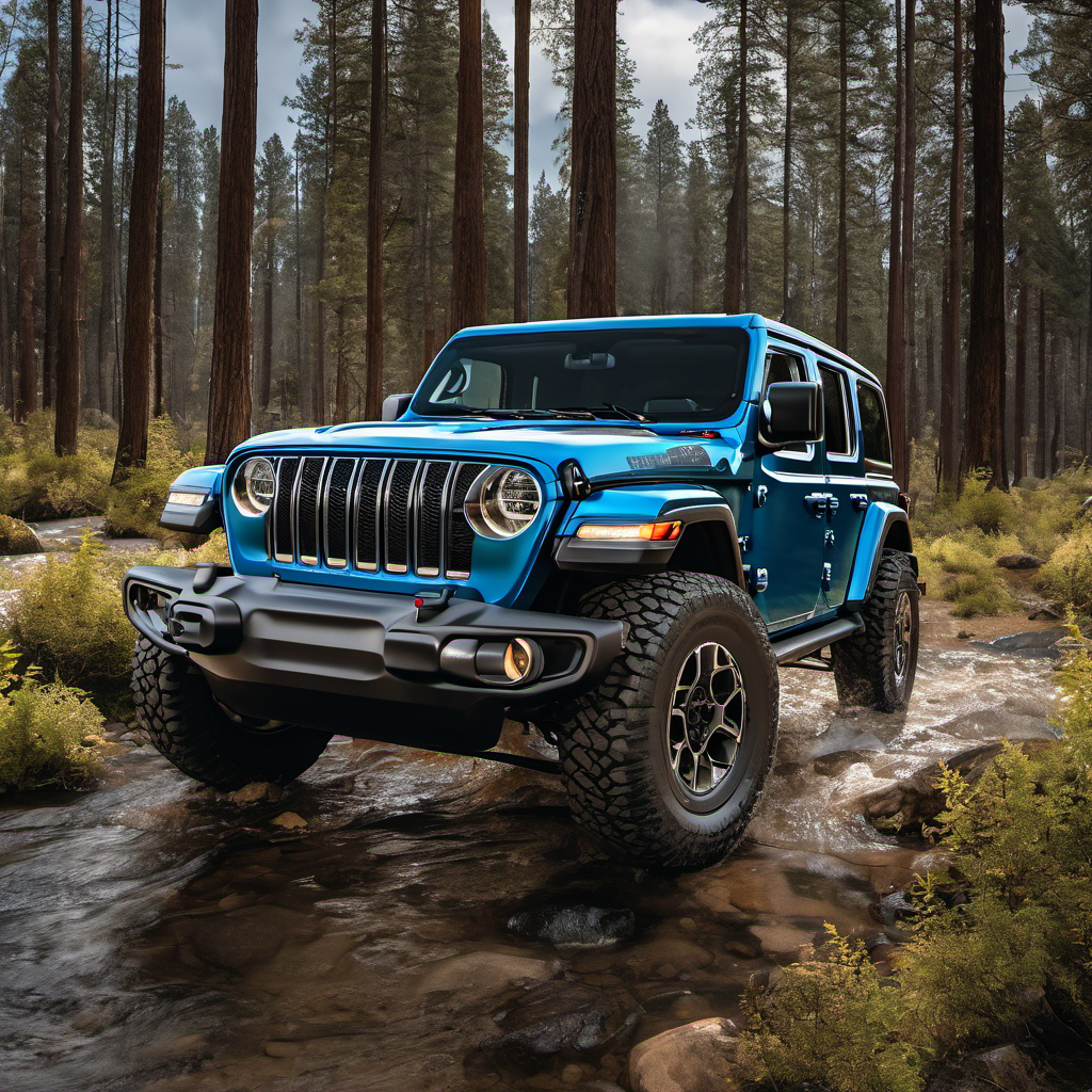Illustration of a 2020 Jeep Wrangler