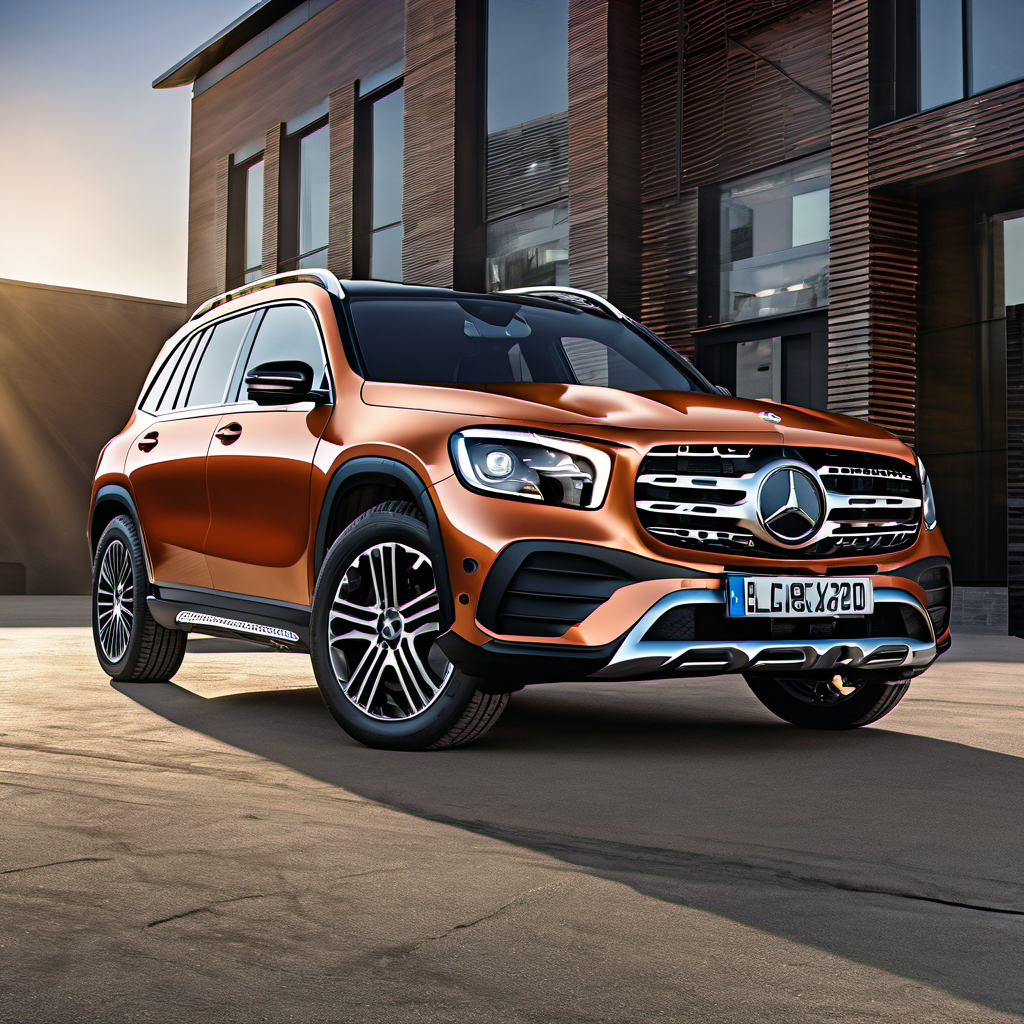 Illustration of a 2020 Mercedes-Benz GLB
