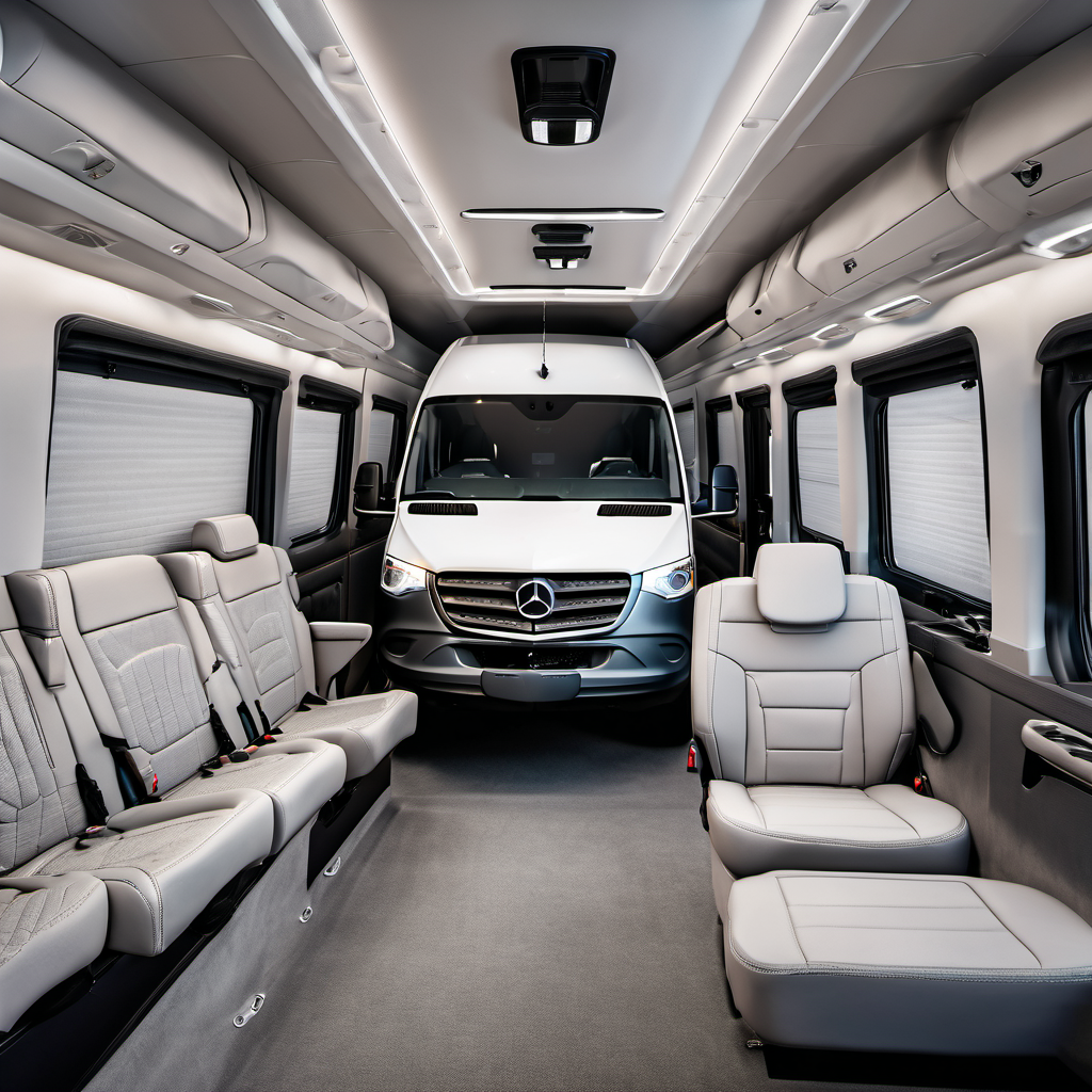 Illustration of a 2020 Mercedes-Benz Sprinter 1500 Passenger