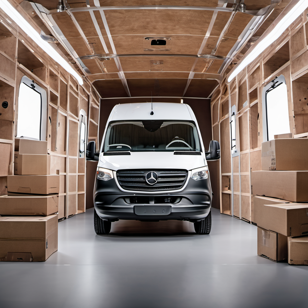 Illustration of a 2020 Mercedes-Benz Sprinter 2500 Cargo
