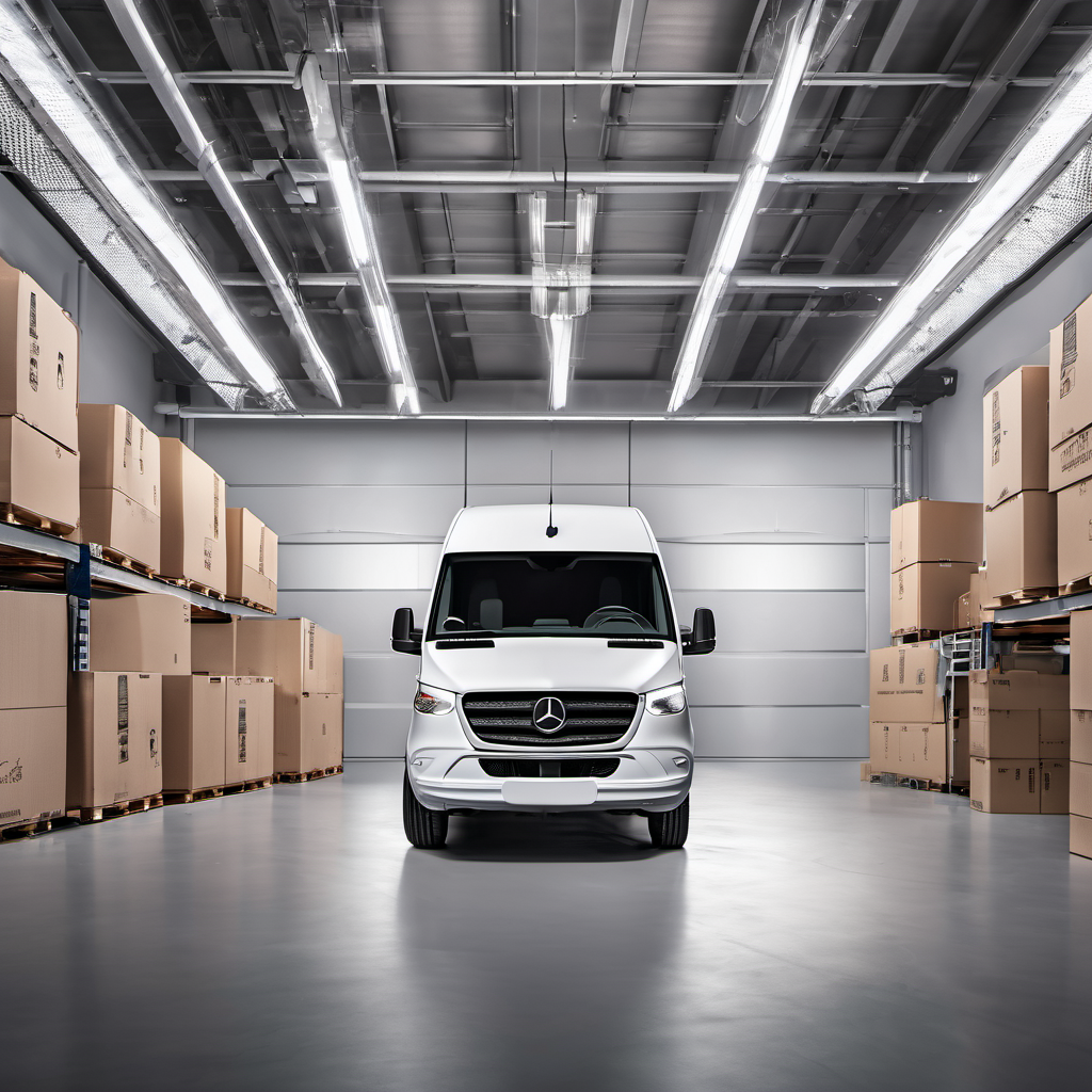 Illustration of a 2020 Mercedes-Benz Sprinter 3500 Cargo