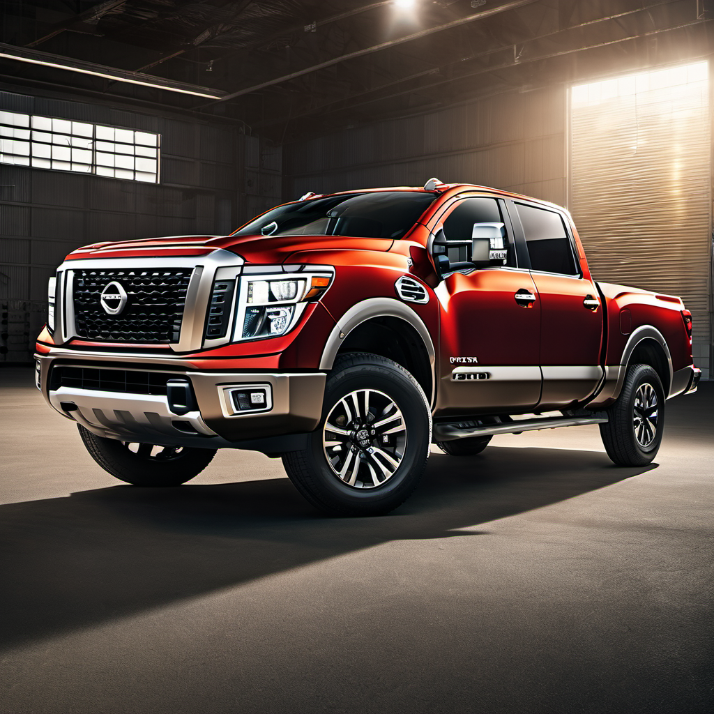 Illustration of a 2020 Nissan Titan Crew Cab