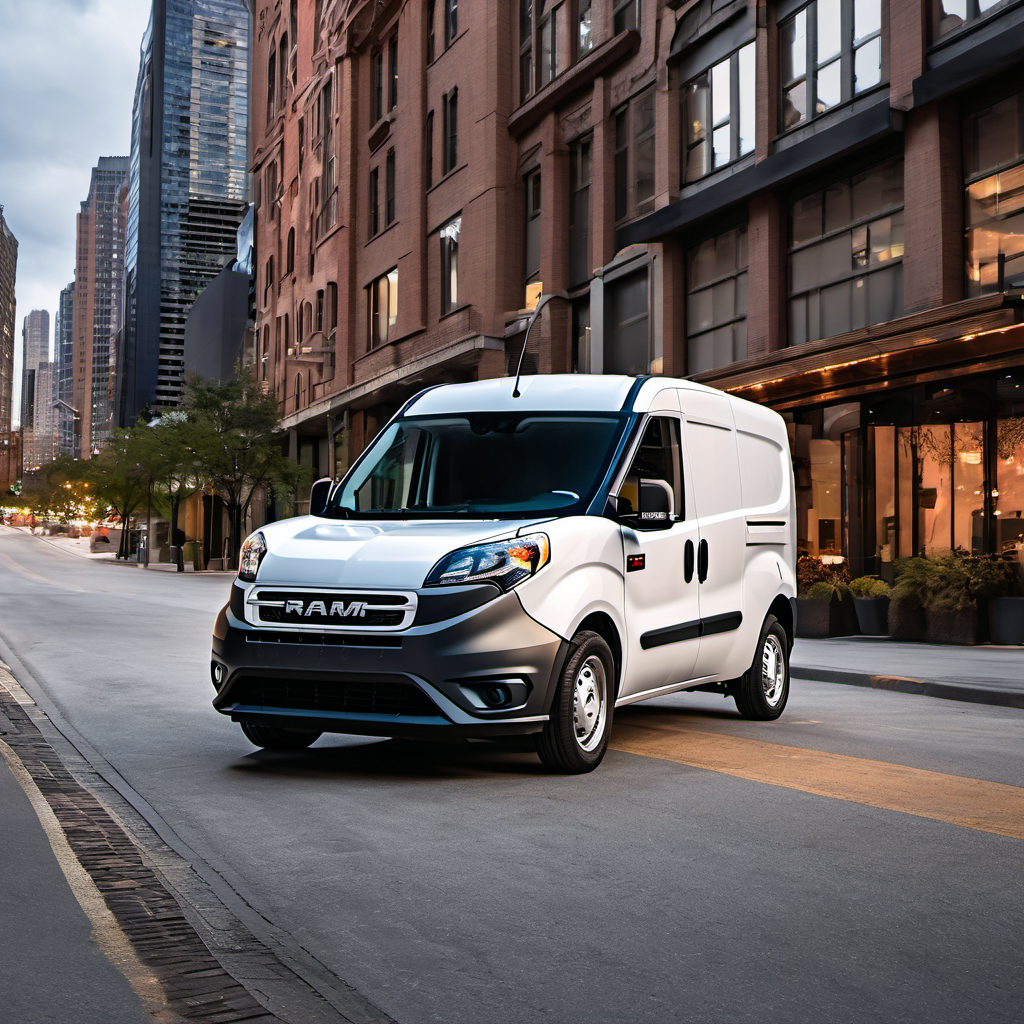 Illustration of a 2020 Ram ProMaster City