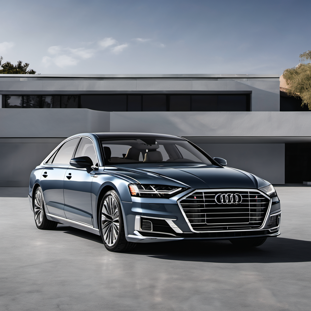 Illustration of a 2021 Audi A8 A8 L