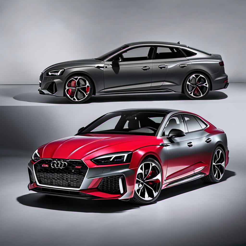 Illustration of a 2021 Audi RS 5