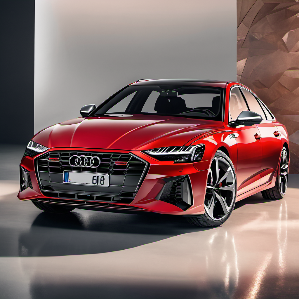 Illustration of a 2021 Audi S6 S6