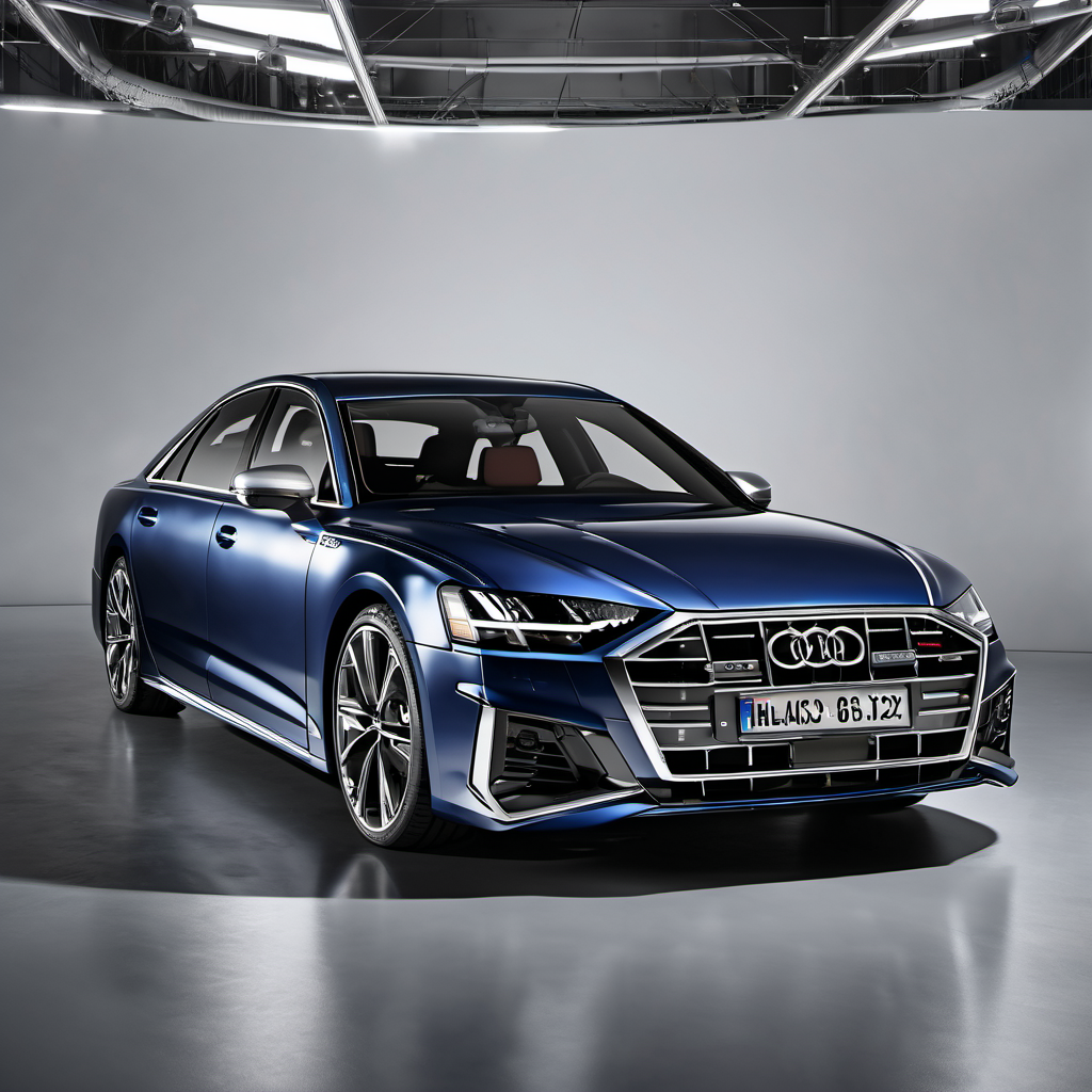 Illustration of a 2021 Audi S8 S8