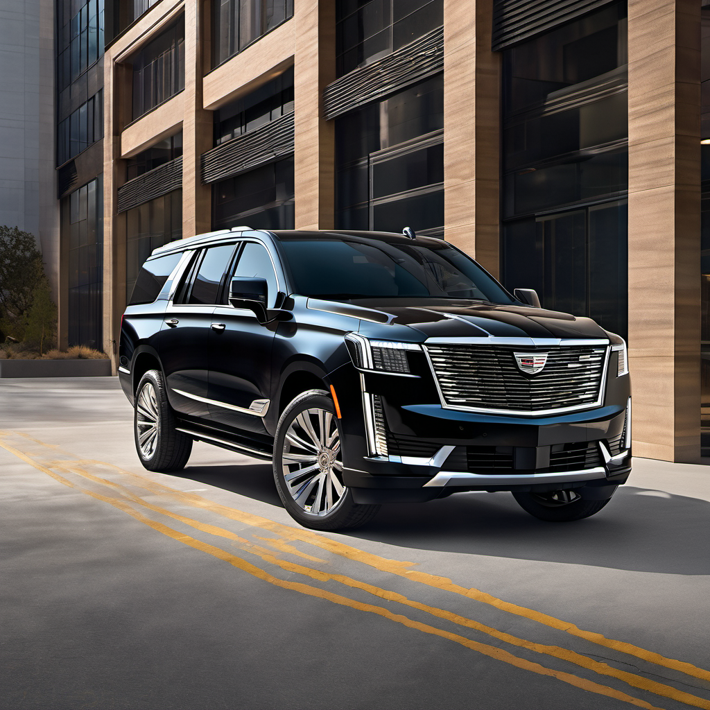 Illustration of a 2021 Cadillac Escalade ESV