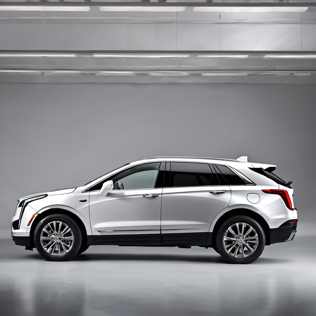 Illustration of a 2021 Cadillac XT5