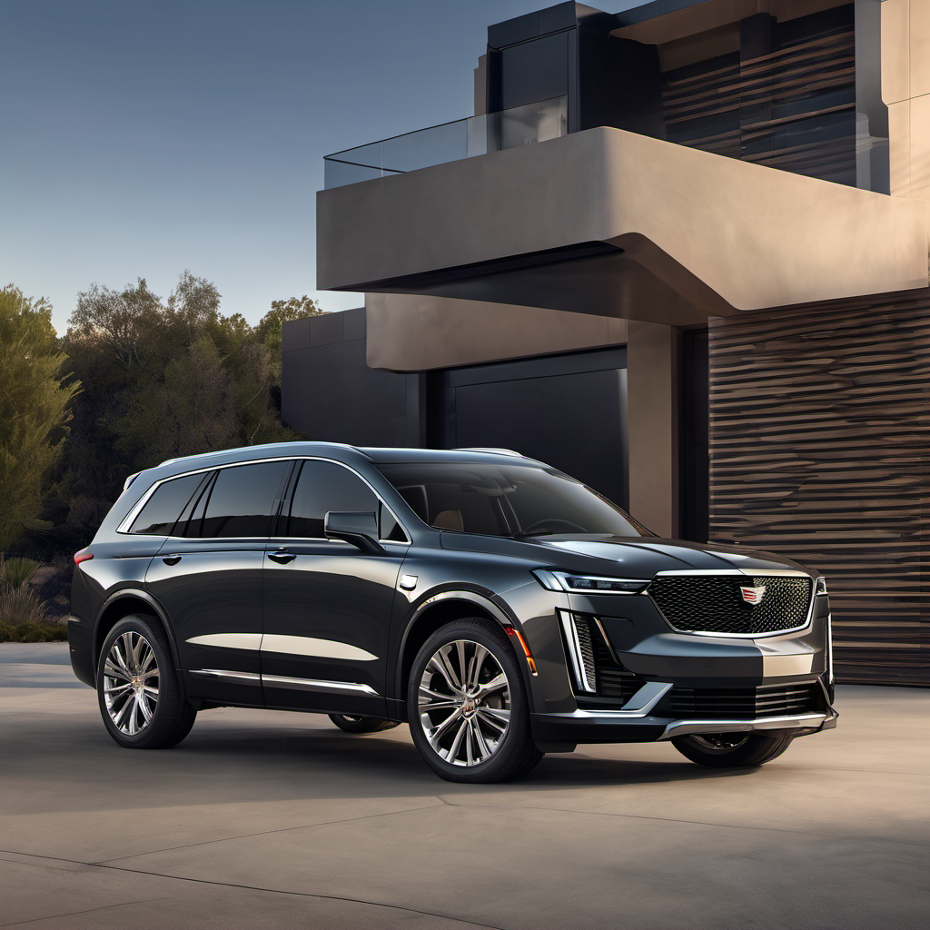 Illustration of a 2021 Cadillac XT6