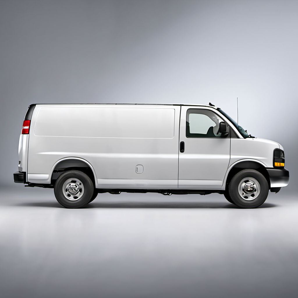 Illustration of a 2021 Chevrolet Express 2500 Cargo