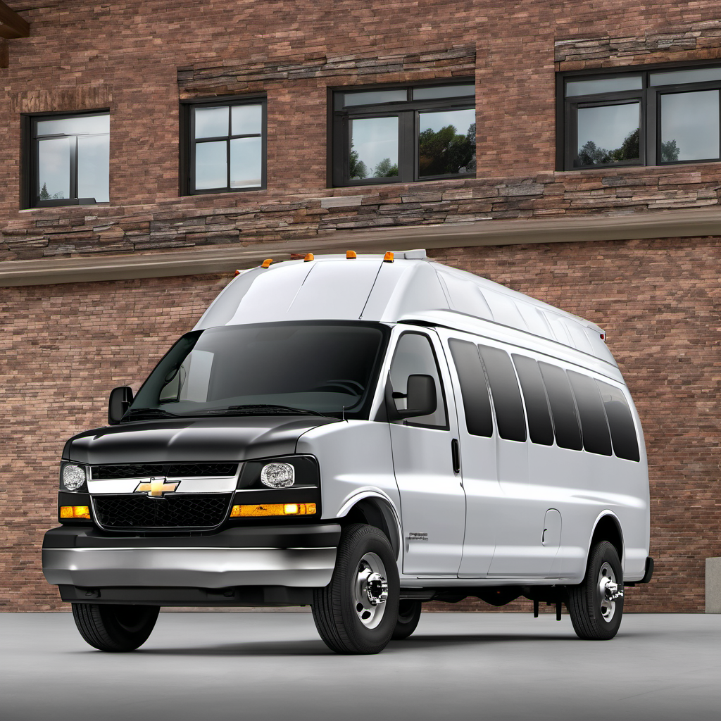 Illustration of a 2021 Chevrolet Express 3500 Cargo