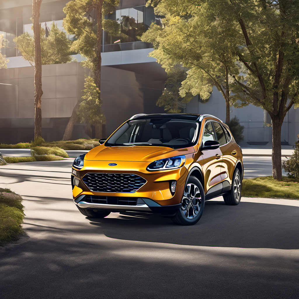 Illustration of a 2021 Ford Escape Escape FWD HEV