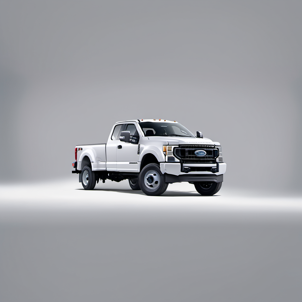 Illustration of a 2021 Ford F450 Super Duty Regular Cab
