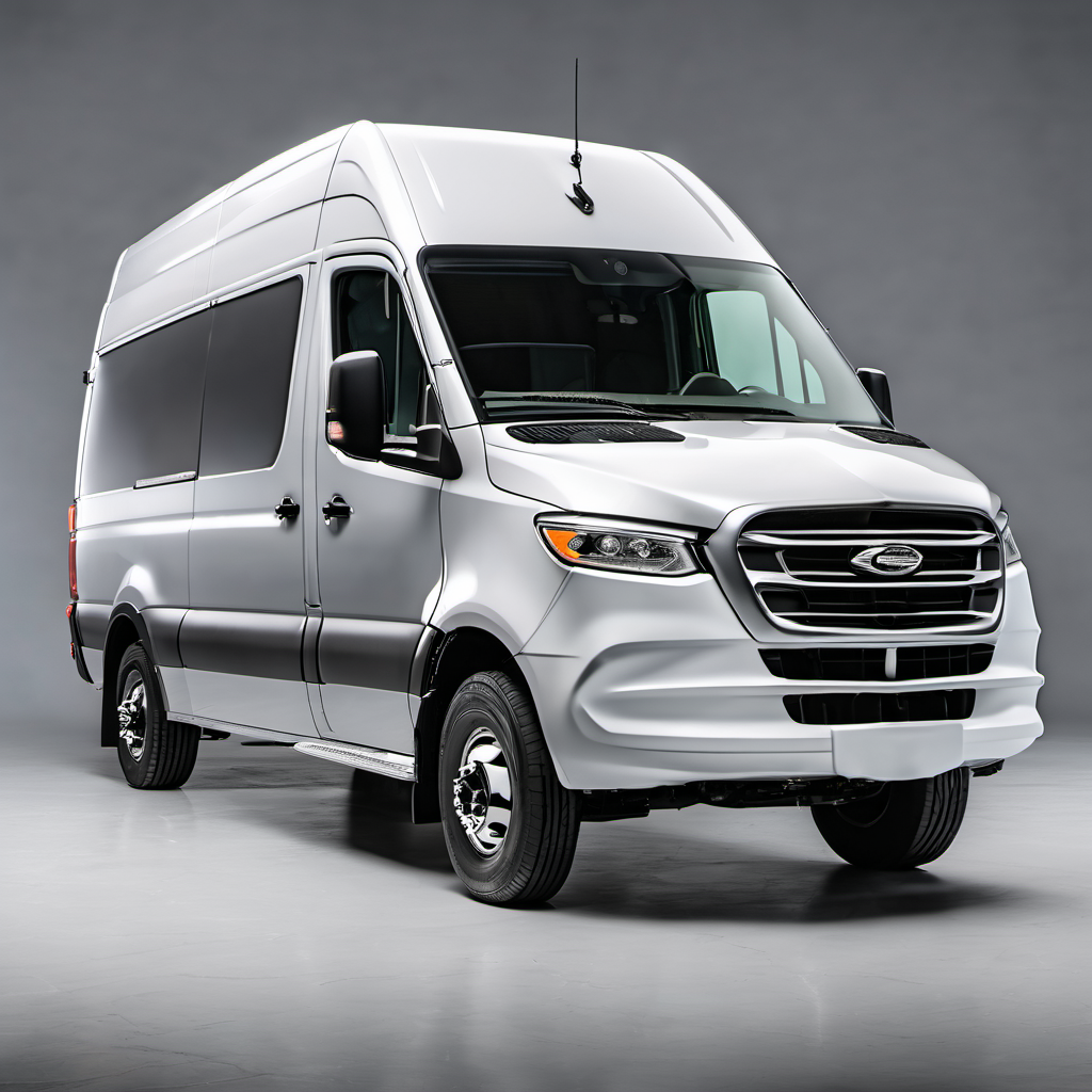 Illustration of a 2021 Freightliner Sprinter 3500 XD Crew