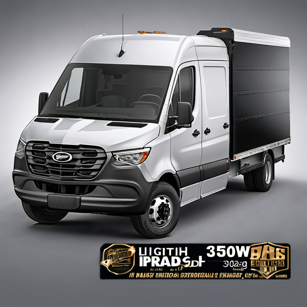 Illustration of a 2021 Freightliner Sprinter 3500XD Cargo