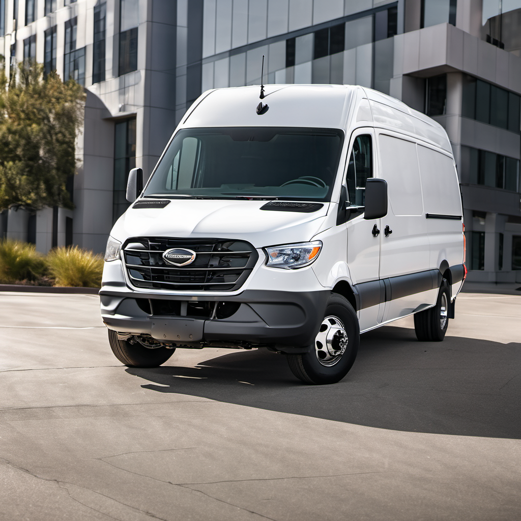 Illustration of a 2021 Freightliner Sprinter 4500 Crew