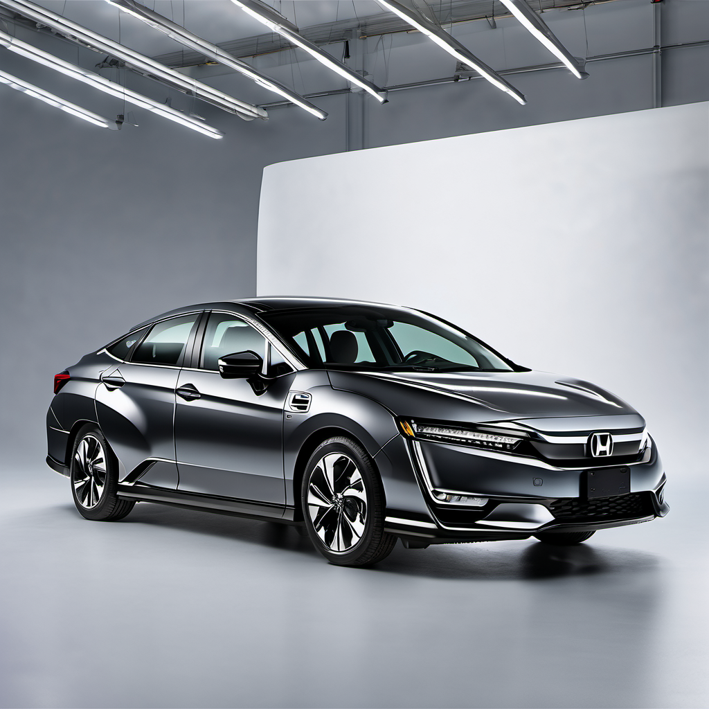 Illustration of a 2021 Honda Clarity Fuel Cell
