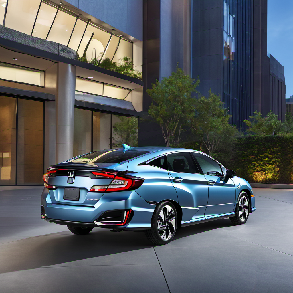 Illustration of a 2021 Honda Clarity Plug-in Hybrid