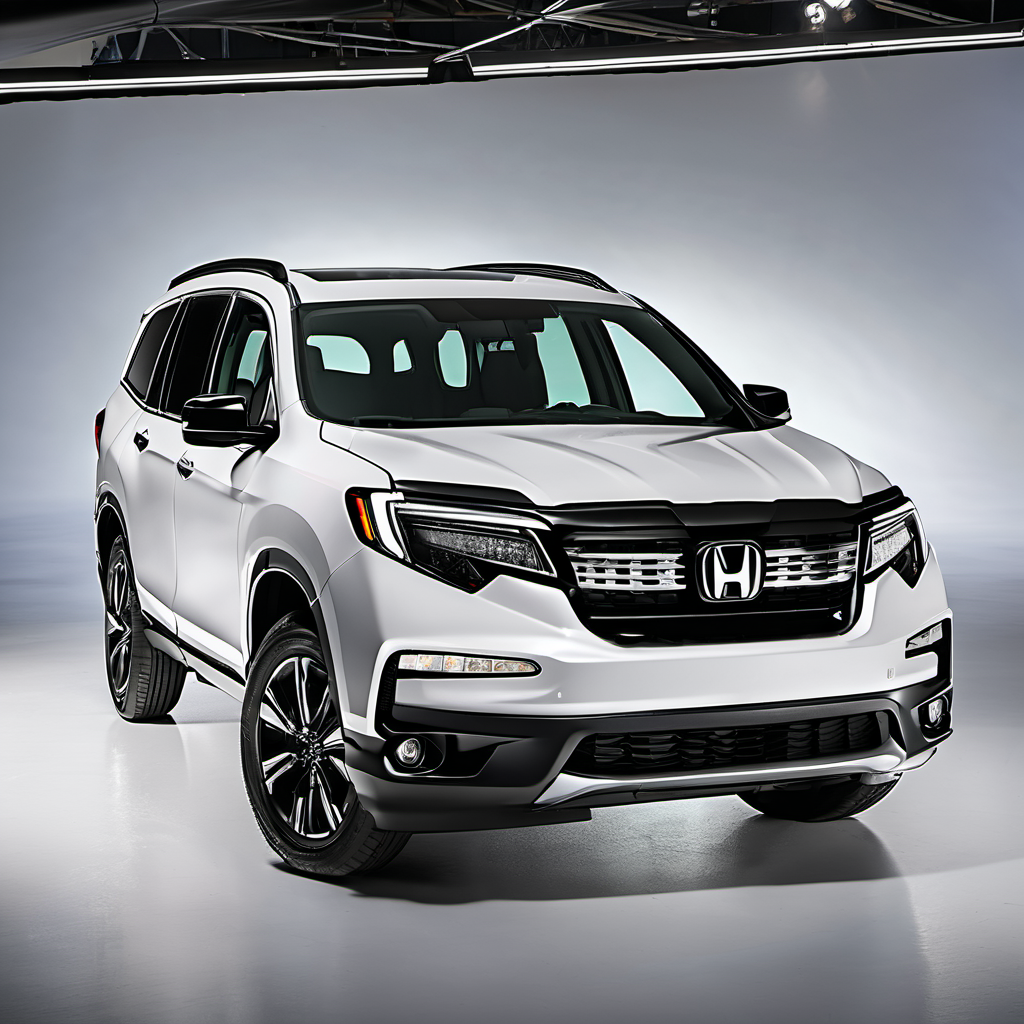 Illustration of a 2021 Honda Pilot