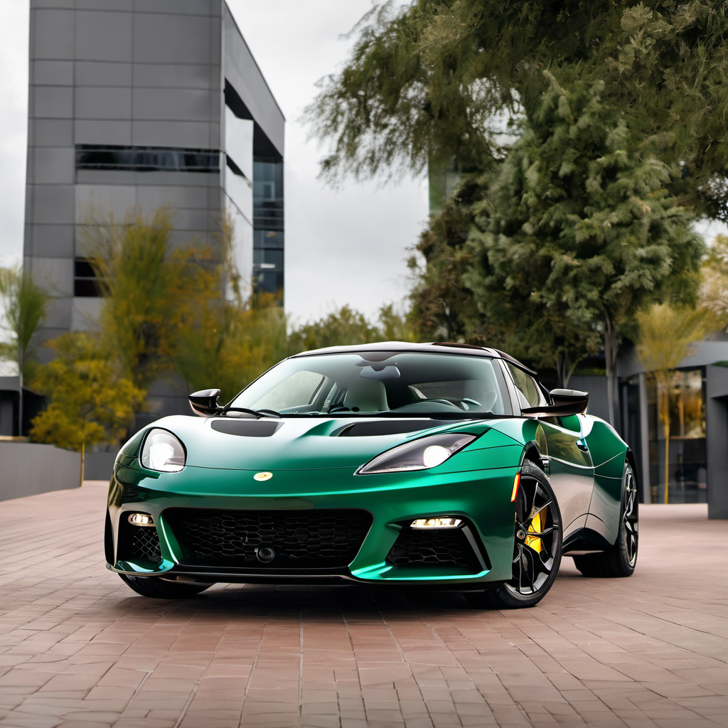 Illustration of a 2021 Lotus Evora GT