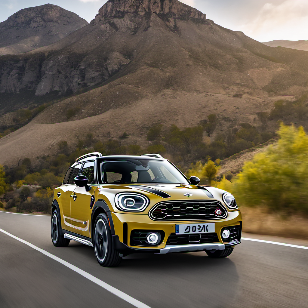 Illustration of a 2021 MINI Countryman Cooper Countryman
