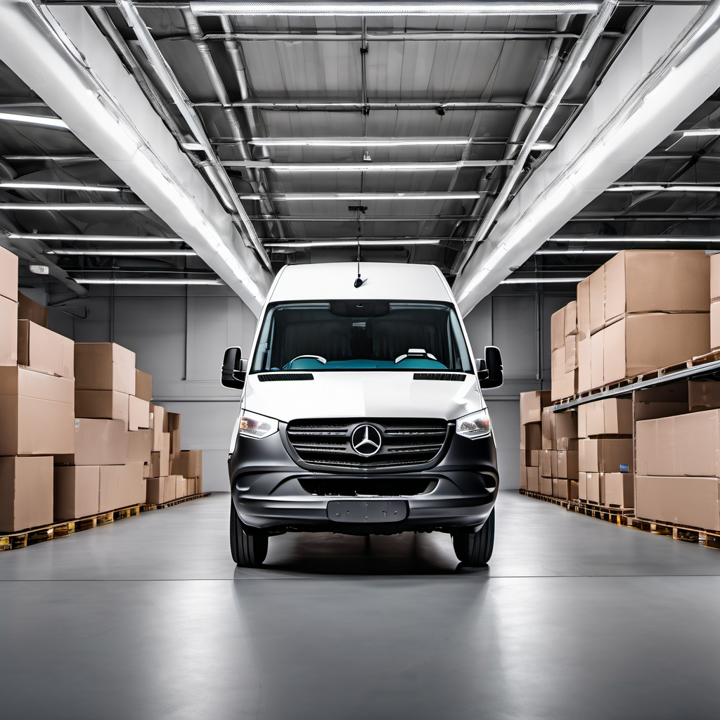 Illustration of a 2021 Mercedes-Benz Sprinter 1500 Cargo