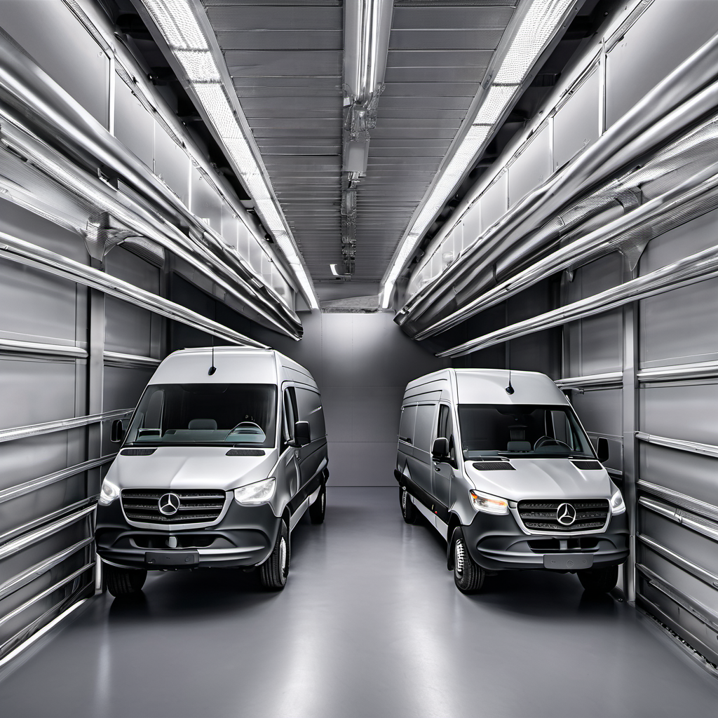 Illustration of a 2021 Mercedes-Benz Sprinter 2500 Cargo
