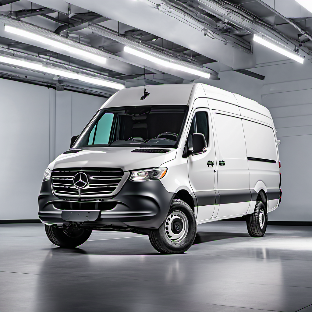 Illustration of a 2021 Mercedes-Benz Sprinter 2500 Crew