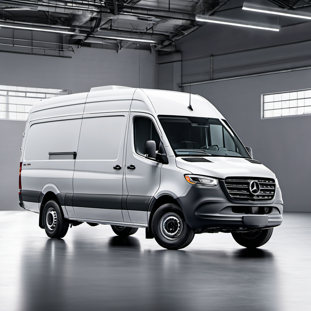 Illustration of a 2021 Mercedes-Benz Sprinter 3500 Cargo