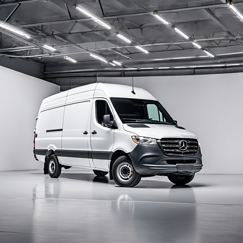 Illustration of a 2021 Mercedes-Benz Sprinter 4500 Cargo