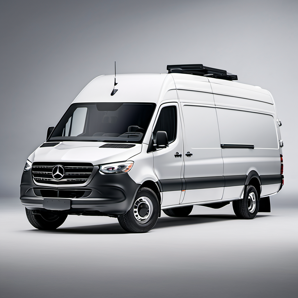 Illustration of a 2021 Mercedes-Benz Sprinter 4500 Crew